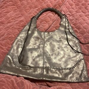 Metallic HOBO International Tote